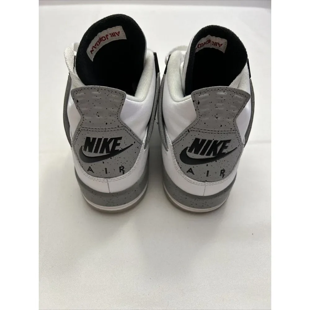 Nike Air Jordan 4 Golf Shoes Men's Size 6.5/ Wmns 8🔥 White‎ Cement CU9981 100